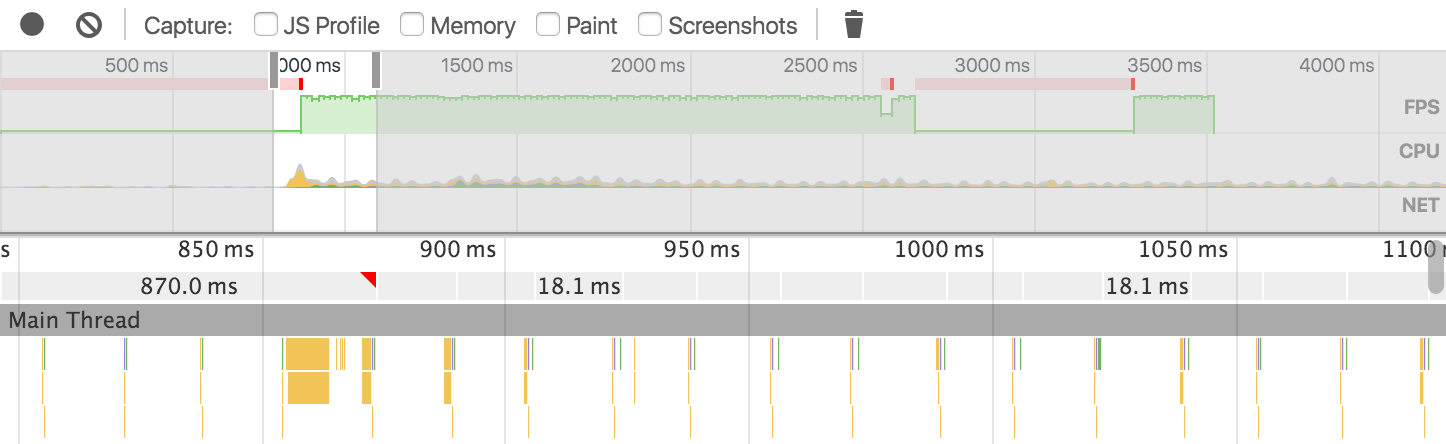 zoom in on a section of a timeline recording